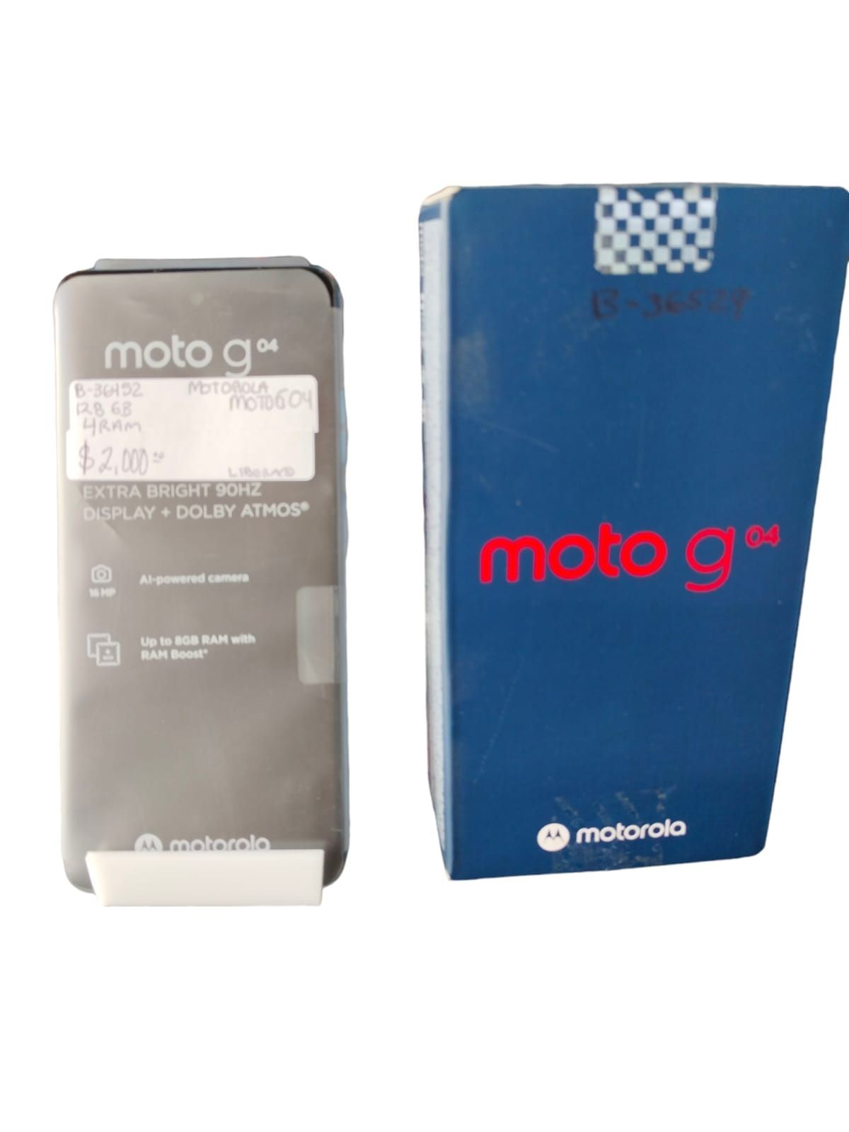celular motorola moto g-04 color gris