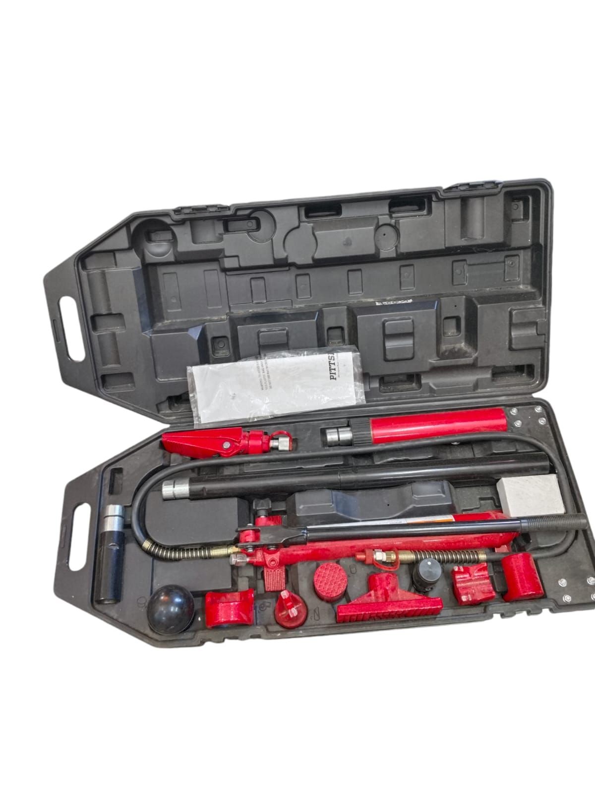 porta power pittsburg de 10 toneladas color rojo