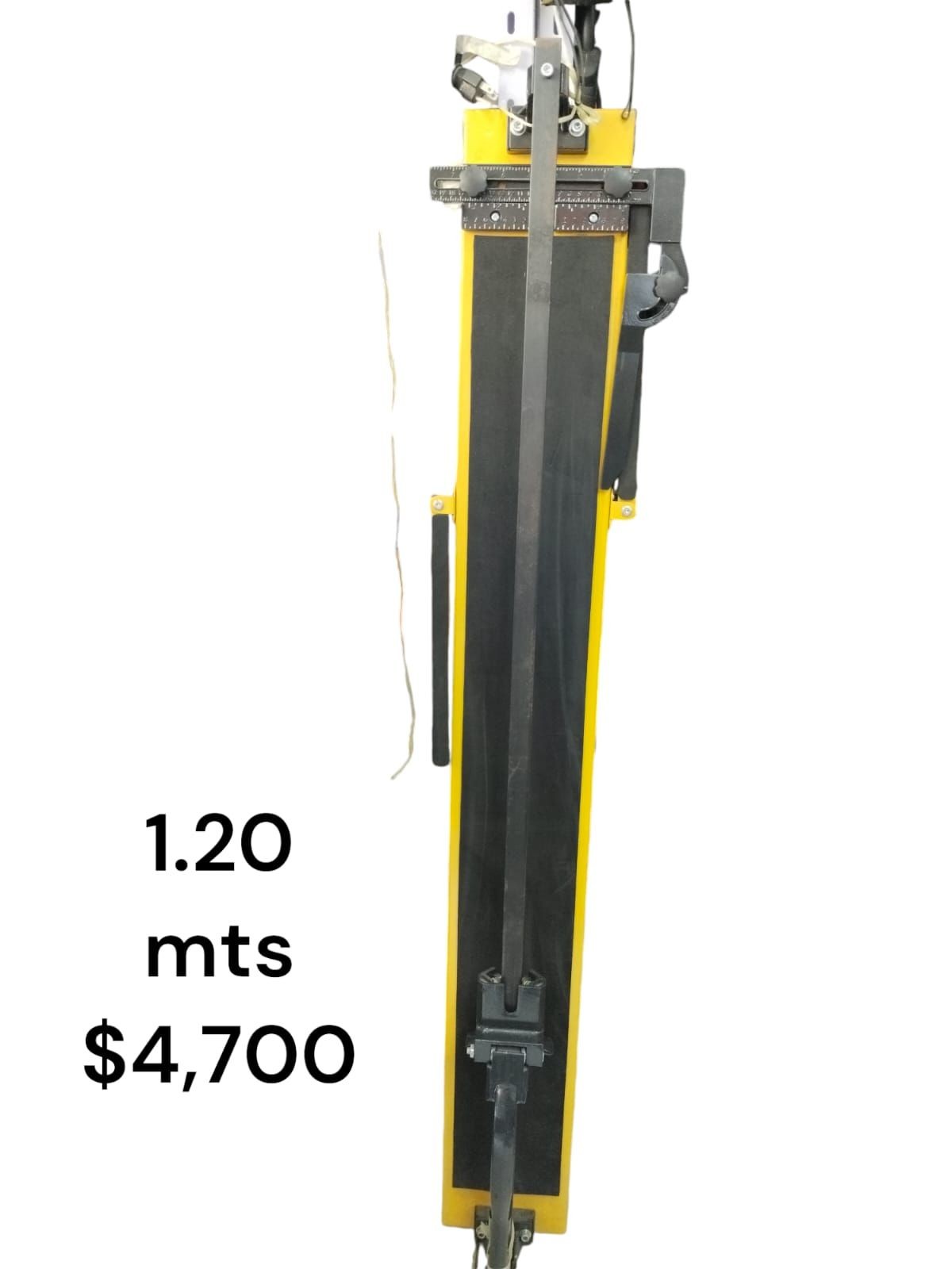 corta loza de 1.2 mts color amarillo