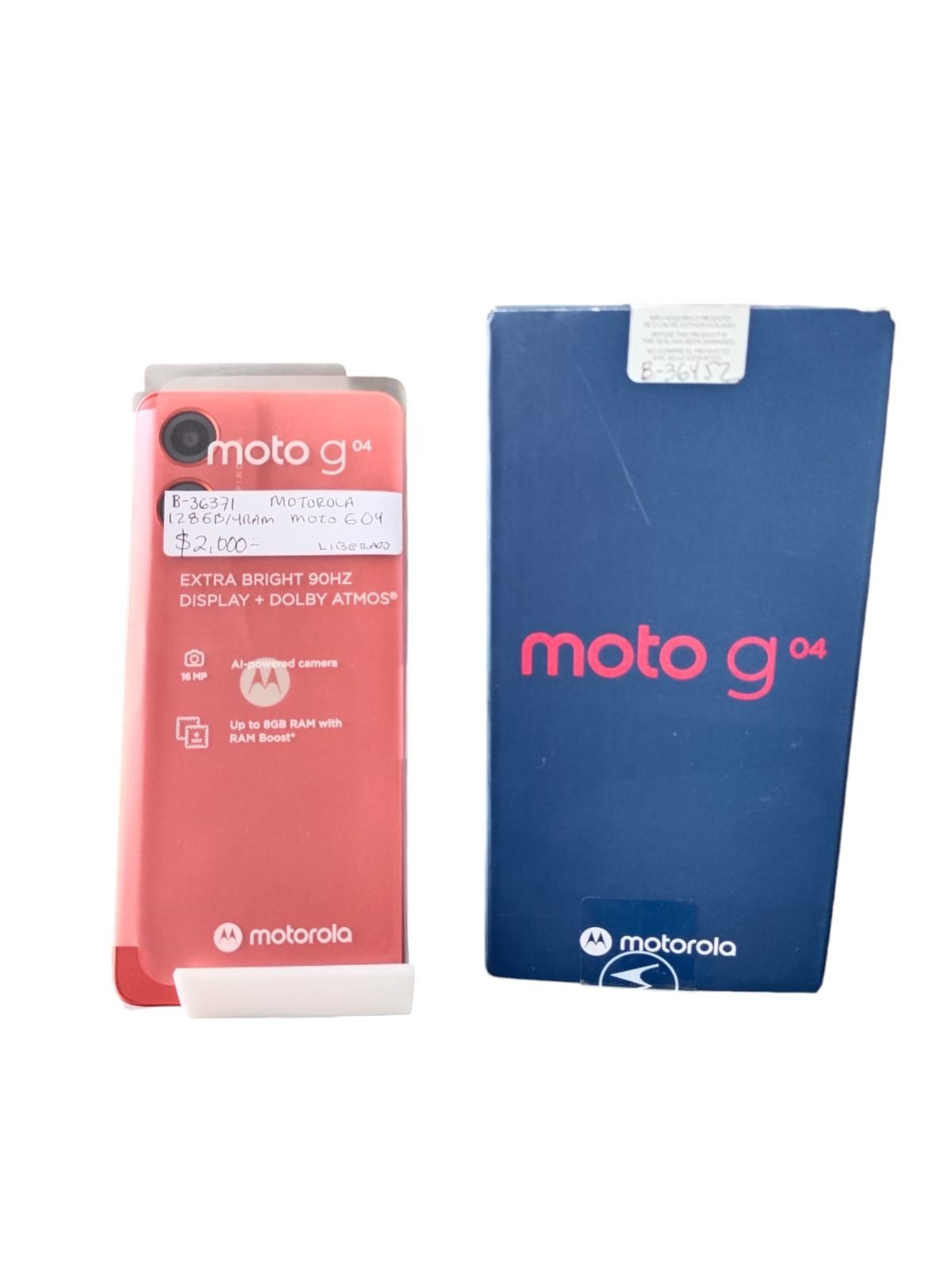 Celular motorola moto g04 color rosa