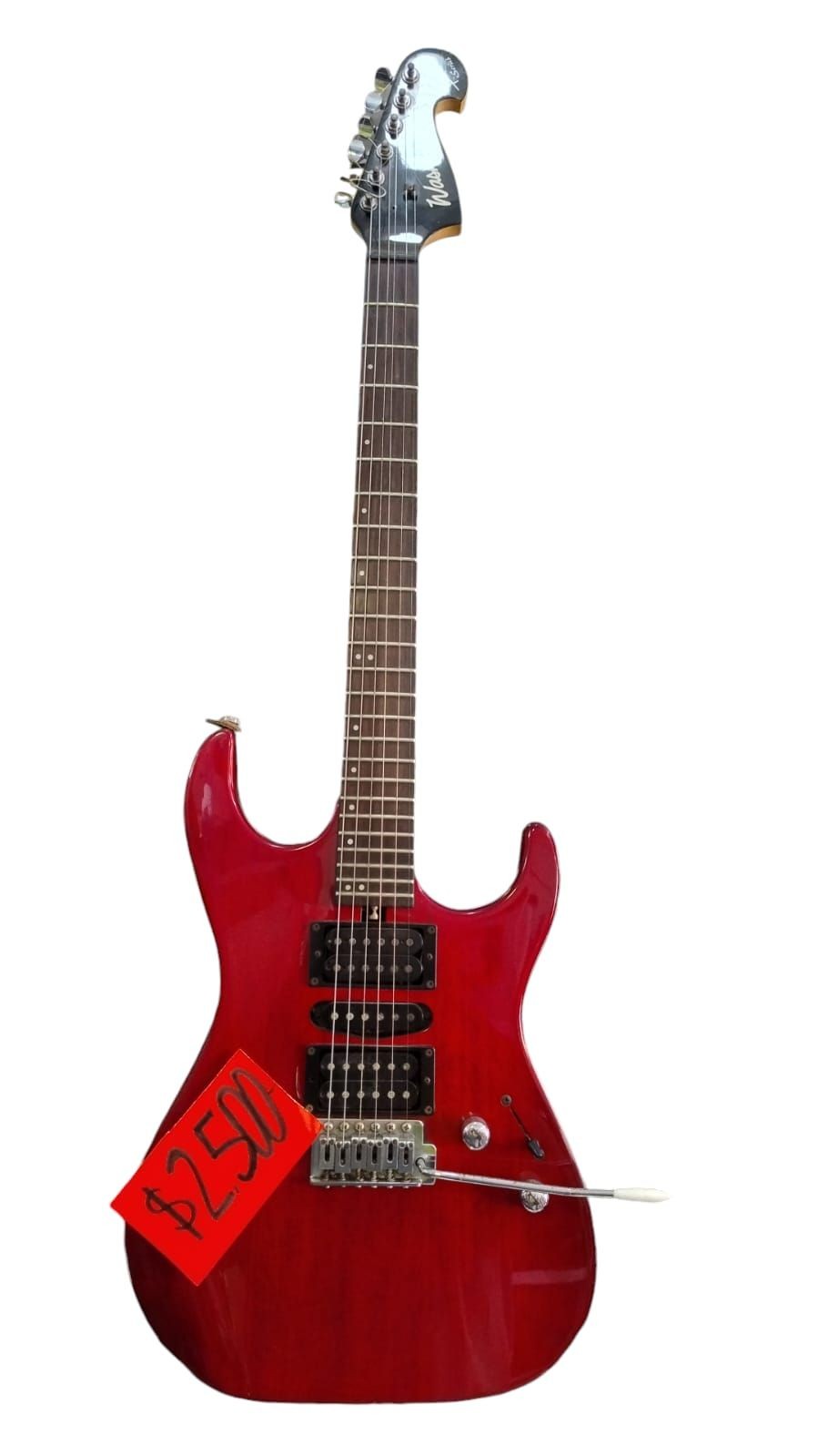 guitarra electrica roja
