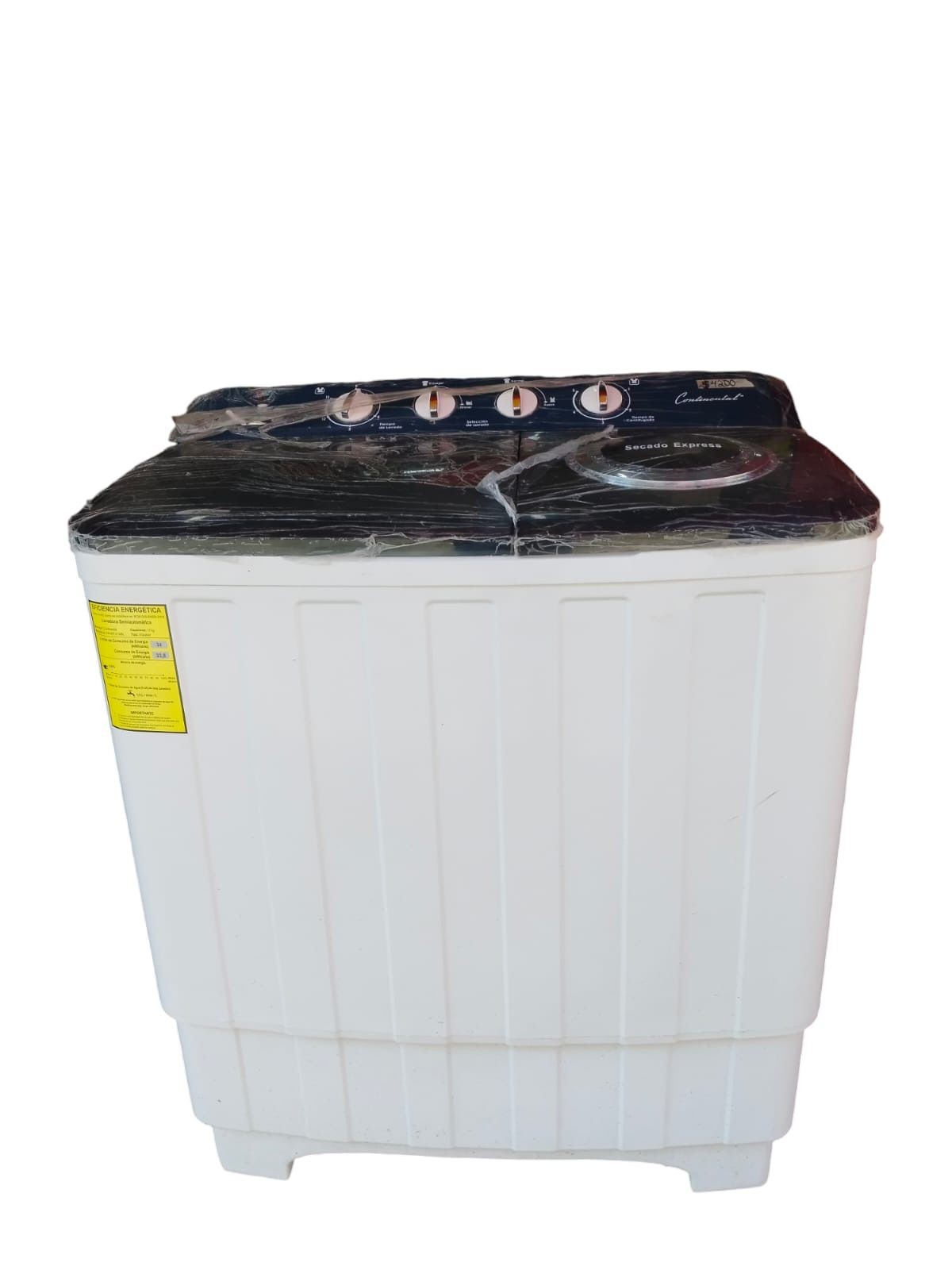 lavadora continental de doble tina de 17 kilos color blanco