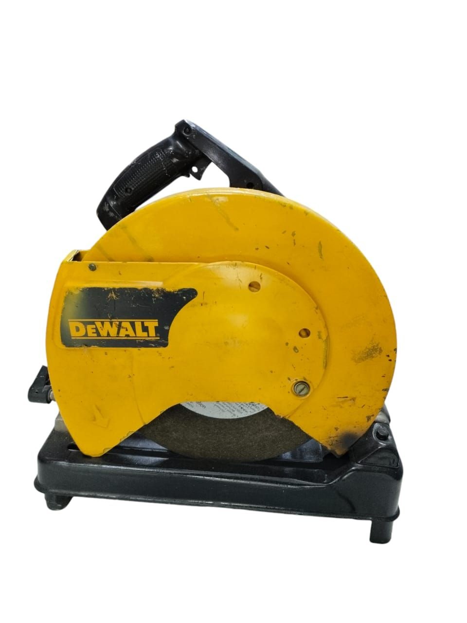 cortadora de metales dewalt color amarillo
