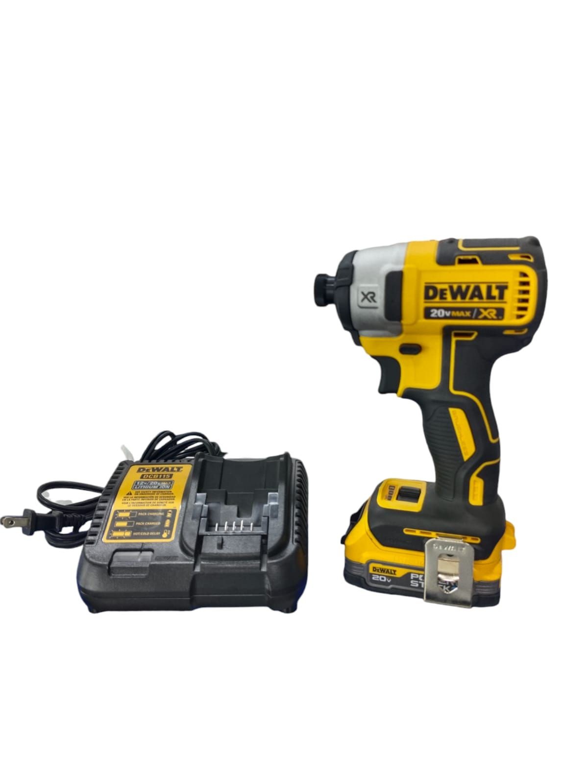 destornillador dewalt max xr de 20v color amarillo
