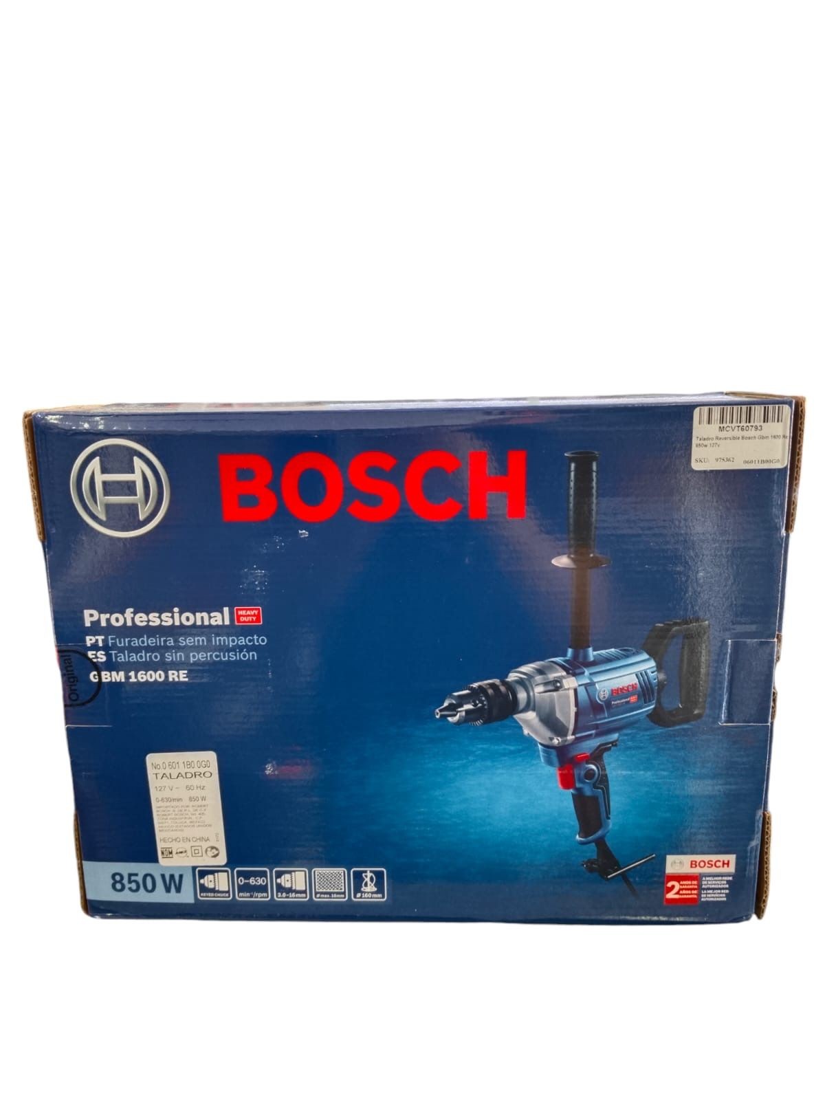 taladro marca bosch color azul nuevo