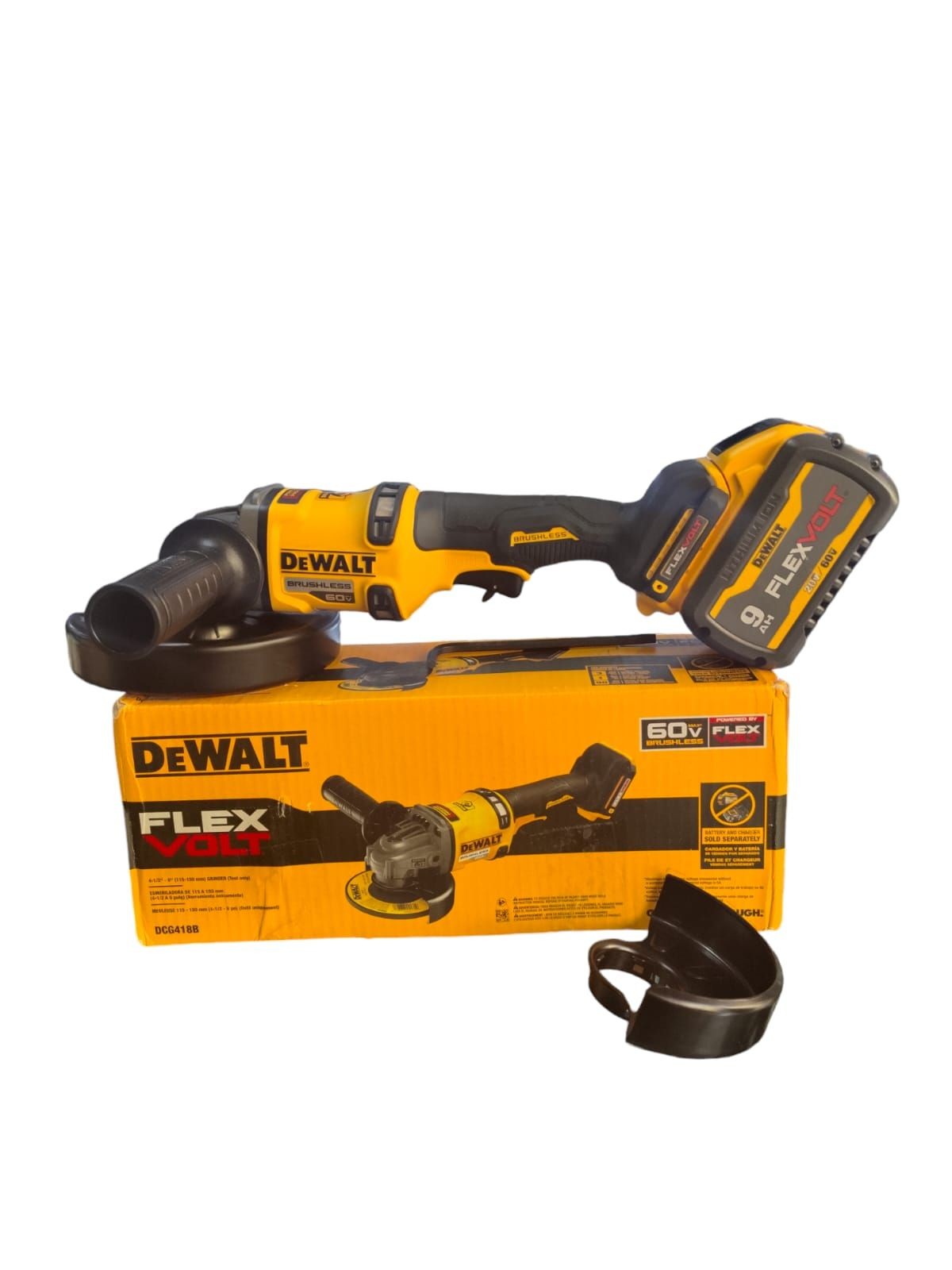 esmeriladora dewalt color amarillo